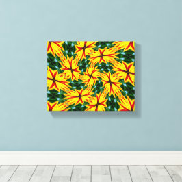 Impressão Em Tela Eu Gosto De Flores Únicas