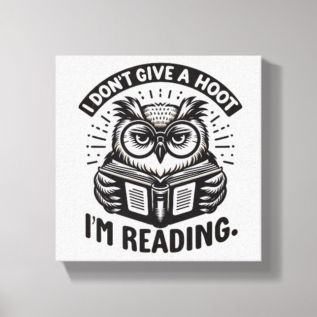 Impressão Em Tela Eu não dou a mínima (Frente)