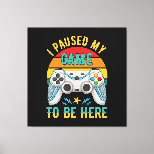 Impressão Em Tela eu pauseei meu jogo (Frente)