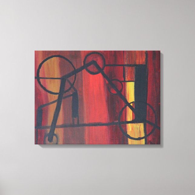 Impressão Em Tela Eu quero andar (Frente)