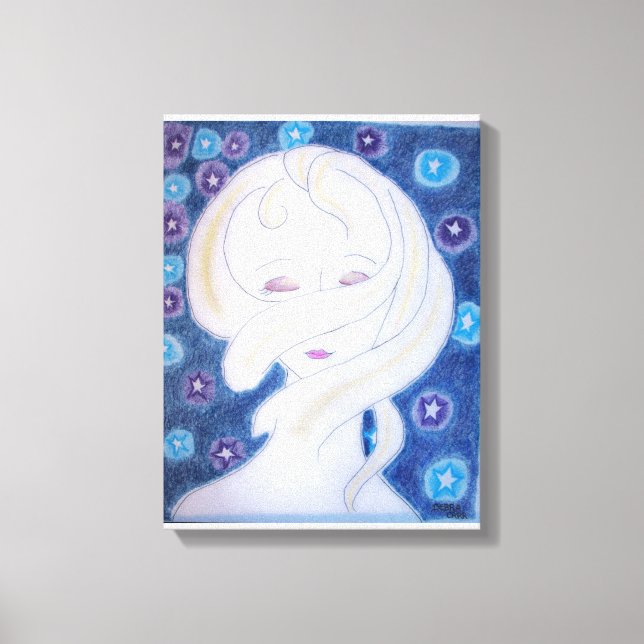 Impressão Em Tela Eu sinto minha tela estendida pelo Universo (Frente)