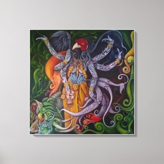 Impressão Em Tela Eu sou a floresta Sião! (Frente)