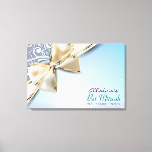 Impressão Em Tela Eu SOU O Bar DIVINE Bat Mitzvah Sinal no Conselho