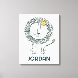 Impressão Em Tela Eu sou um pequeno rei