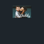 Impressão Em Tela Eu Te Amo Foto Personalizada De Pai<br><div class="desc">Mostre Pai seu amor com a tela personalizada de tela de fotos "Eu Amo Você Pai"! Apresentando sua foto favorita e sua mensagem sincera, este na moda e impressão durável é um presente perfeito para o Dia do Pai, aniversários ou qualquer ocasião especial. Um único guardião que ele vai apreciar...</div>