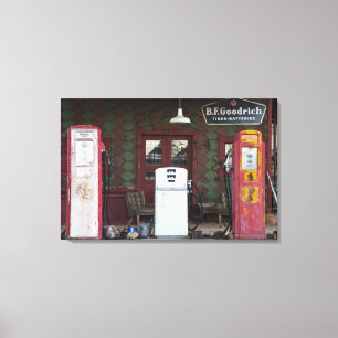 Impressão Em Tela EUA, Arizona. Cloreto Ghost Town, velho gás