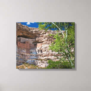 Impressão Em Tela EUA, Arizona. Montezuma Castle, As Ruínas