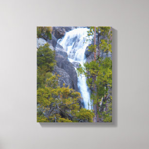 Impressão Em Tela EUA, Califórnia. Pequena Cascata em Yosemite