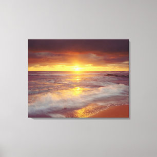 Impressão Em Tela EUA, Califórnia, San Diego. Praia Sunset Cliffs