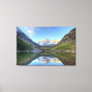 Impressão Em Tela EUA, Colorado, Maroon Bells-Snowmass