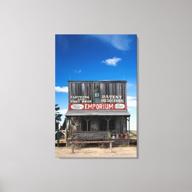 Impressão Em Tela EUA, Dakota do Sul, Stamford, 1880 Town 2 (Frente)