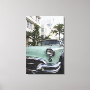 Impressão Em Tela EUA, Florida, Miami Beach: Praia sul, 1956 3