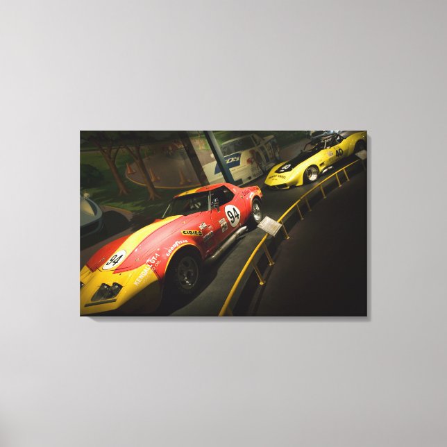 Impressão Em Tela EUA, Kentucky, Boliche Verde: National Corvette 4 (Frente)