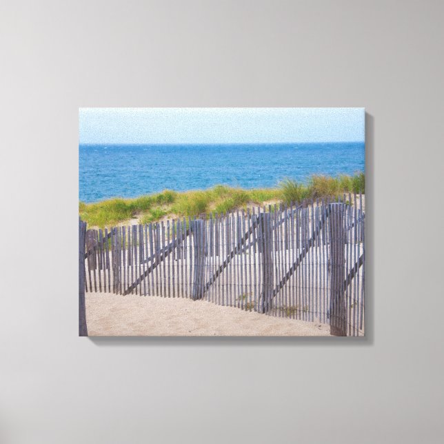 Impressão Em Tela EUA, Massachusetts. Dunas e Caminho (Frente)