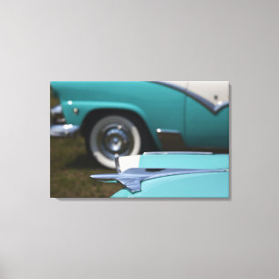 Impressão Em Tela EUA, Massachusetts, Gloucester. 1950s-era Ford