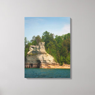 Impressão Em Tela EUA, Michigan. Formação 2 do Castelo de Miner