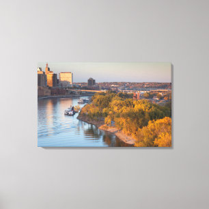 Impressão Em Tela EUA, Minnesota, Minneapolis, Rua Paul.