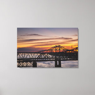 Impressão Em Tela EUA, Mississippi, Vicksburg. I-20 Highway e