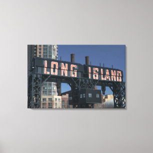 Impressão Em Tela EUA, Nova York, Cidade de Nova York, Queens: Long