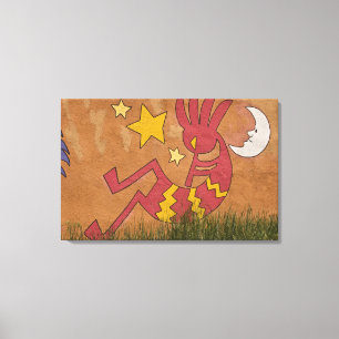 Impressão Em Tela EUA, Novo México, Papais noeis Fe. Mural de pared