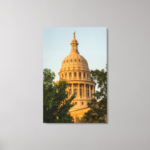 Impressão Em Tela EUA, Texas, Austin. Construção do Capitólio (18