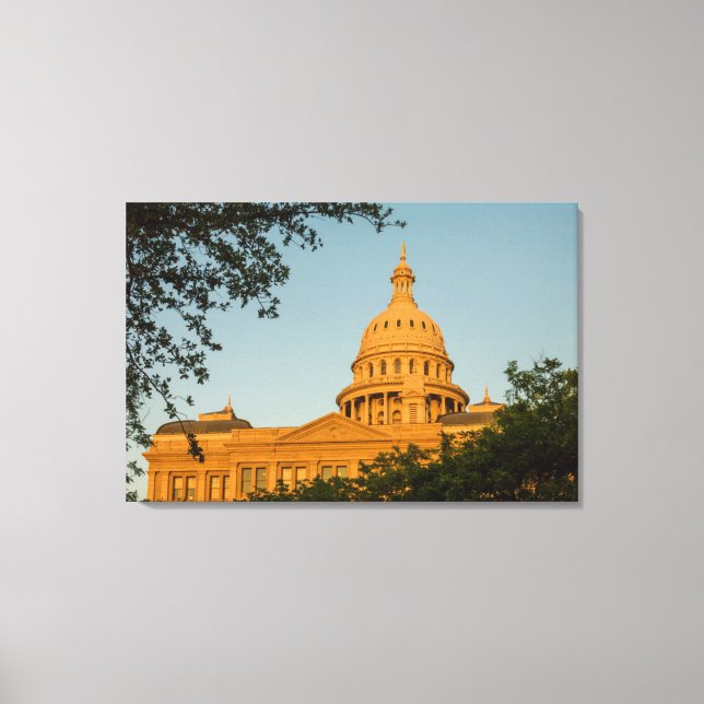 Impressão Em Tela EUA, Texas, Austin. Edifício do Capitólio (1888) (Frente)