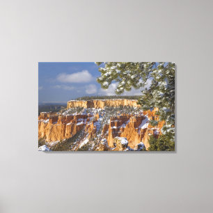 Impressão Em Tela EUA, Utah, Parque Nacional Bryce Canyon. Nascer do