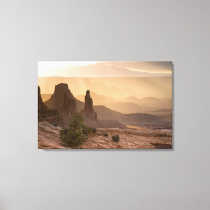 Impressão Em Tela EUA; Utah; Parque Nacional Canyonlands. Vista de