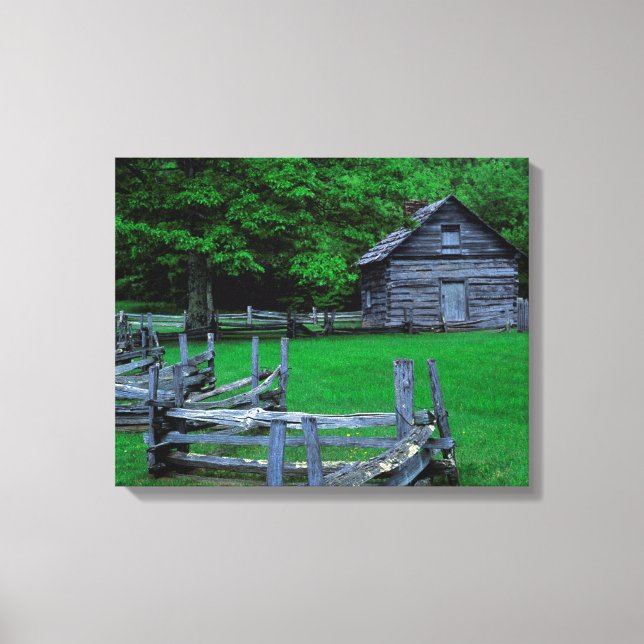 Impressão Em Tela EUA, Virginia, Blue Ridge Parkway, The Puckett (Frente)