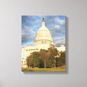 Impressão Em Tela EUA, Washington DC, construção do Capitólio