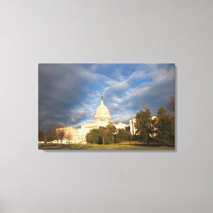 Impressão Em Tela EUA, Washington DC, construção do Capitólio
