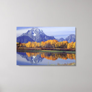 Impressão Em Tela EUA, Wyoming, Grand Teton National Park. Mt. 2