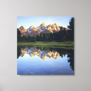 Impressão Em Tela EUA, Wyoming, Parque Nacional Grand Teton. Grand