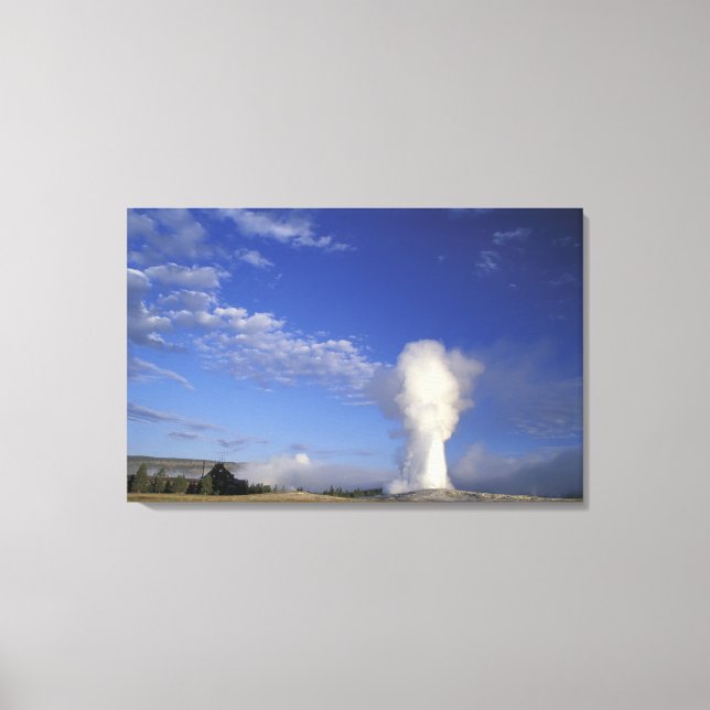 Impressão Em Tela EUA, Wyoming. Parque Nacional Yellowstone. Antigo (Frente)