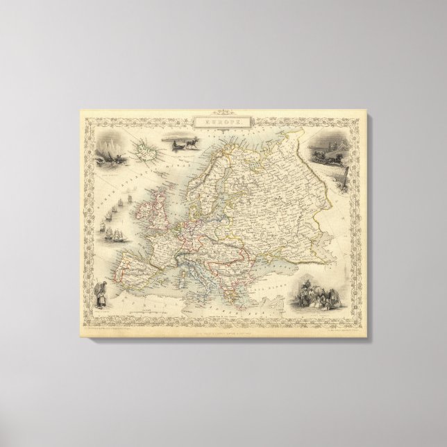 Impressão Em Tela Europa 12 (Frente)