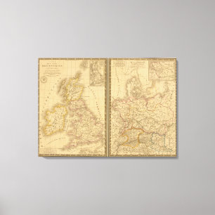Impressão Em Tela Europa antiga 2