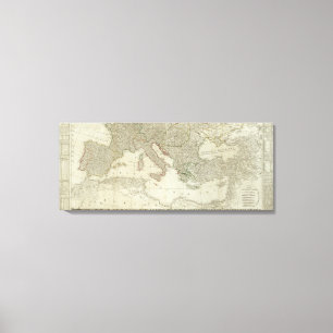 Impressão Em Tela Europa dividiu-se em seus reinos, impérios