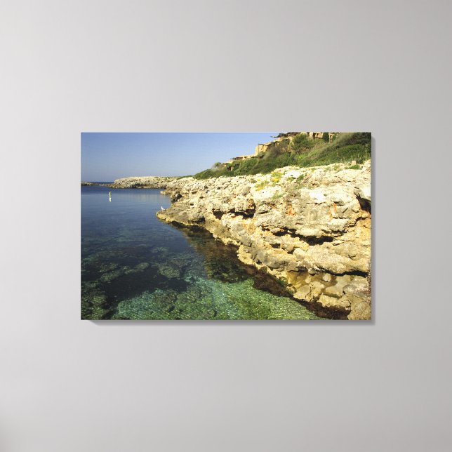 Impressão Em Tela Europa, Espanha, Minorca (também conhecida por Men (Frente)