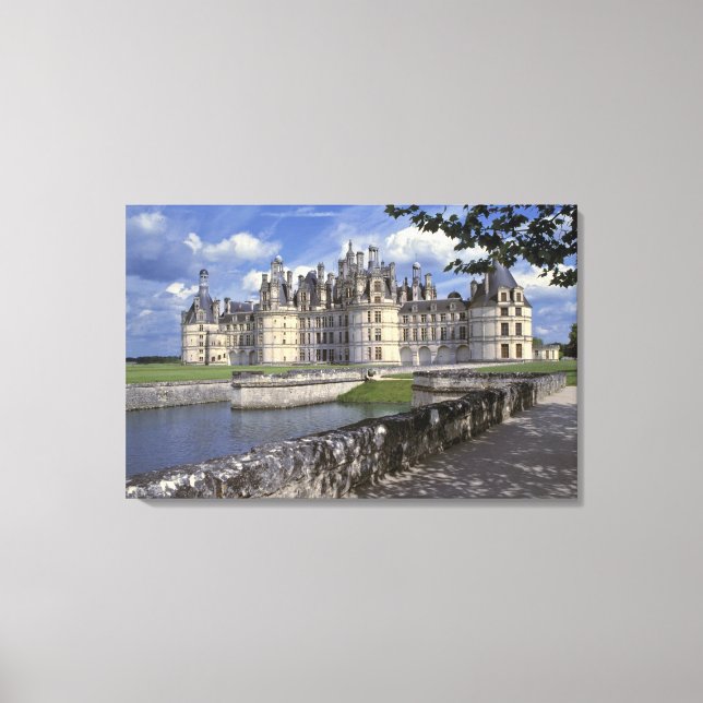 Impressão Em Tela Europa, França, Chambord. Impondo Chateau (Frente)
