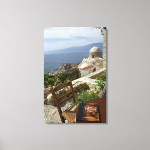 Impressão Em Tela Europa, Grécia, Peloponeso, Monemvasia (única