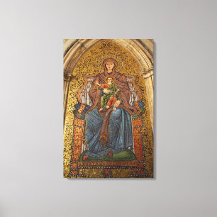 Impressão Em Tela Europa, Itália, Sicília, Taormina. Madona e filho