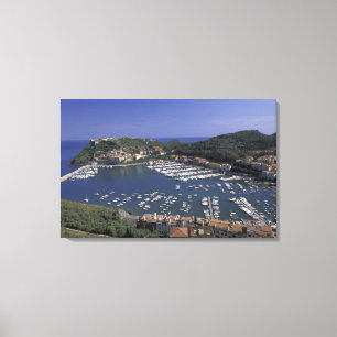 Impressão Em Tela Europa, Itália, Toscana, Porto Ercole, Vista de