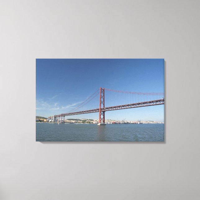 Impressão Em Tela Europa, Portugal, Lisboa (Lisboa). Ponte (Frente)