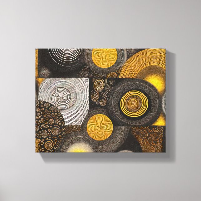 Impressão Em Tela Eva 2 Design abstrato (Frente)