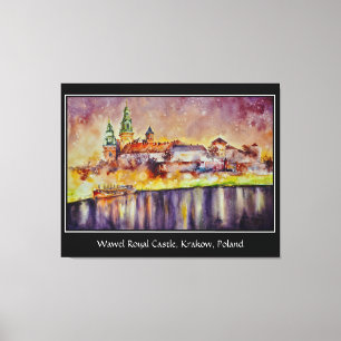 Impressão Em Tela EVE Painted Wawel, Cracóvia, Polônia Jigsee Quebra