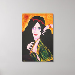 Impressão Em Tela Evelyn Plays