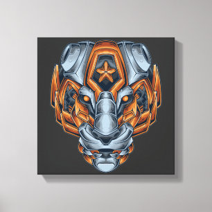 Impressão Em Tela Evolução Cyborg