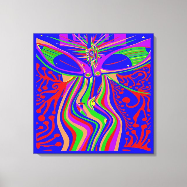 Impressão Em Tela Evolução da Transcendência (Frente)