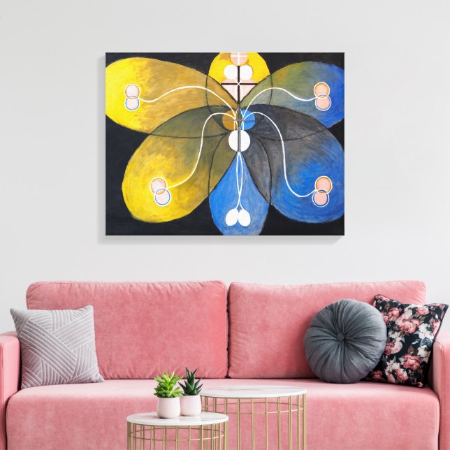 Impressão Em Tela Evolução n.o 9 | Hilma af Klint | (Insitu(Sala de estar))