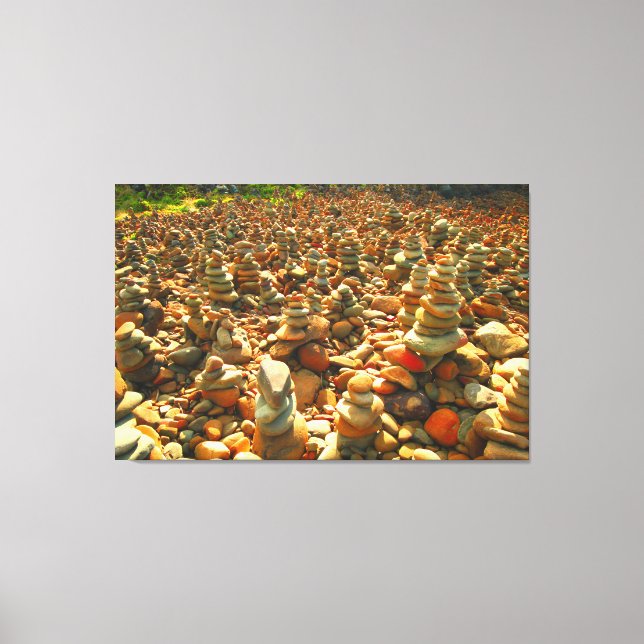 Impressão Em Tela EXCELENTE OCEAN STONES 32x48 (Frente)